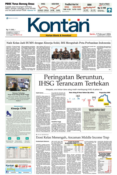 Kontan Harian - 09 Februari 2026