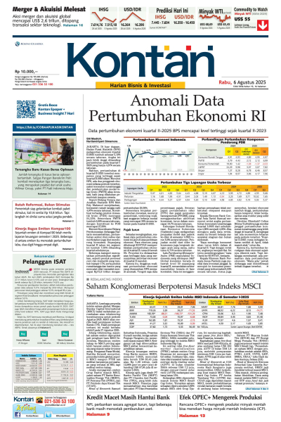 Kontan Harian - 06 Agustus 2025