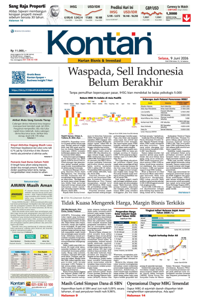 Kontan Harian - 09 Juni 2026