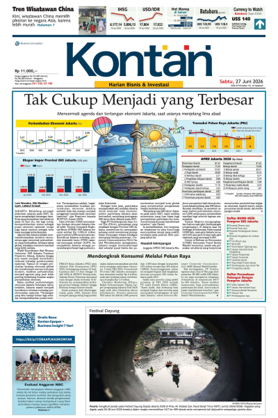Kontan Harian - 27 Juni 2026