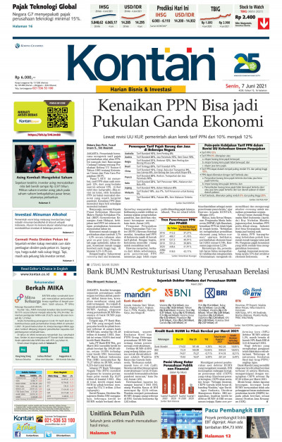 Kontan Harian - 07 Juni 2021