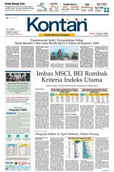 Kontan Harian - 23 April 2026