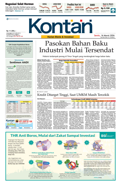 Kontan Harian - 16 Maret 2026