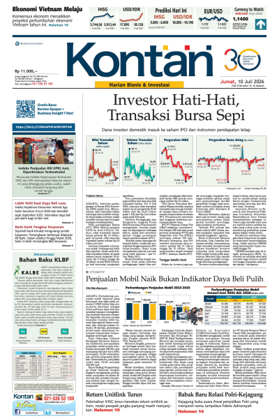 Kontan Harian - 10 Juli 2026