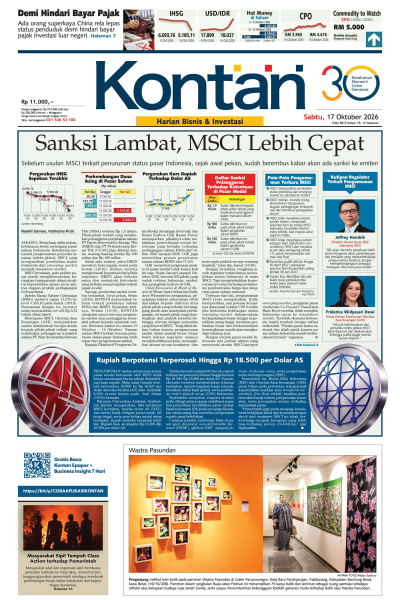 Kontan Harian - 17 Oktober 2026