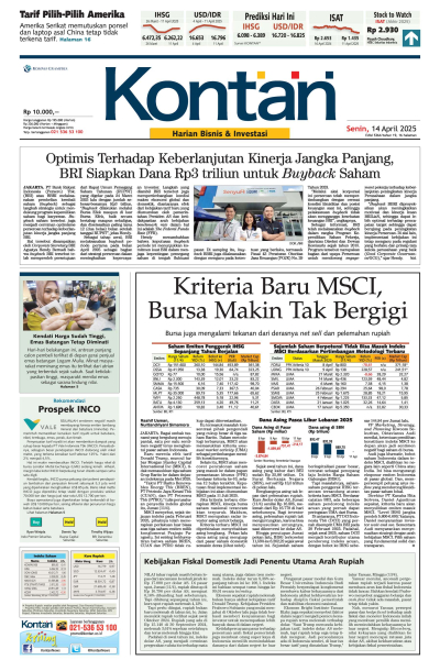 Kontan Harian - 14 April 2025