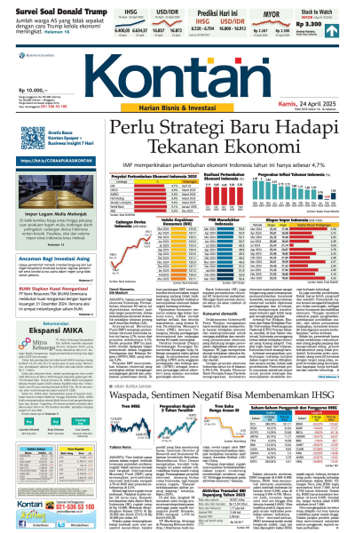 Kontan Harian - 24 April 2025