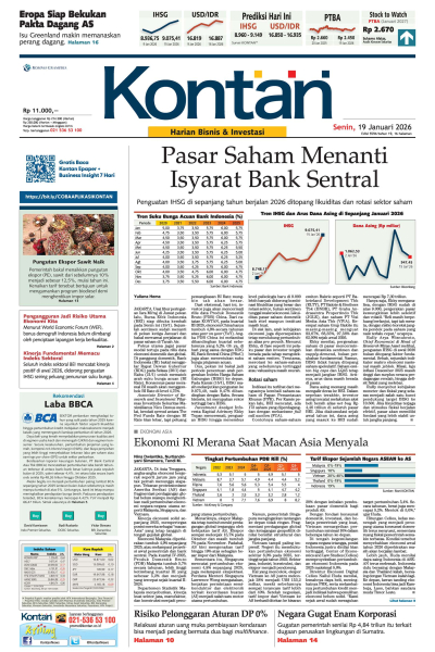 Kontan Harian - 19 Januari 2026