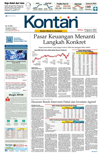 Kontan Harian - 19 Agustus 2025