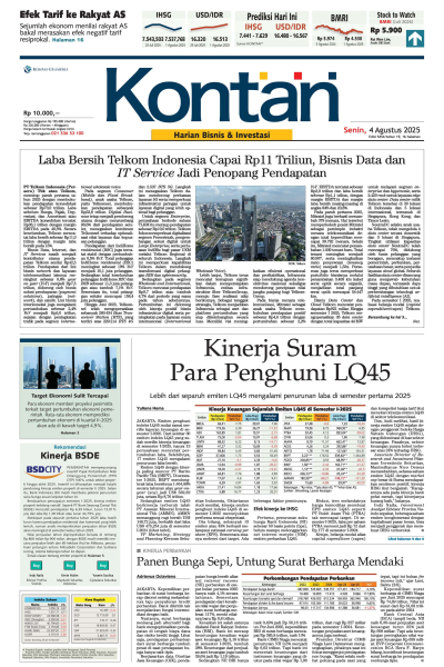 Kontan Harian - 04 Agustus 2025