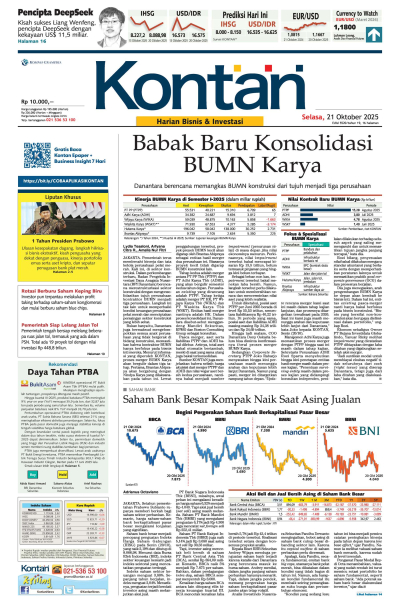 Kontan Harian - 21 Oktober 2025