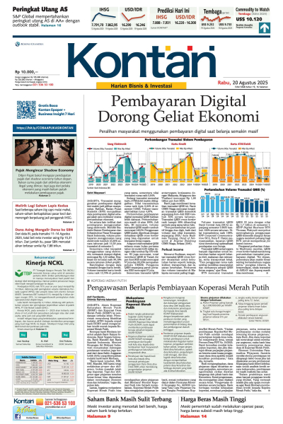 Kontan Harian - 20 Agustus 2025