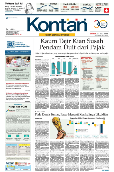 Kontan Harian - 21 Juli 2026