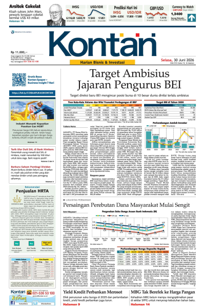 Kontan Harian - 30 Juni 2026