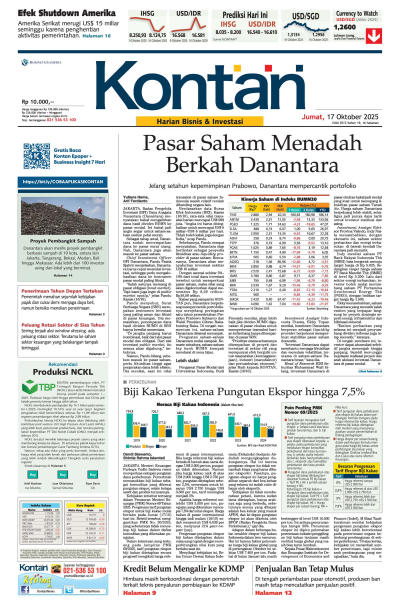 Kontan Harian - 17 Oktober 2025