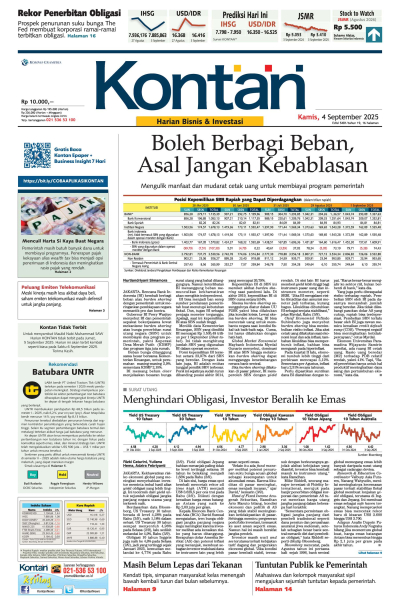 Kontan Harian - 04 September 2025