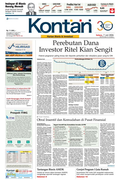 Kontan Harian - 07 Juli 2026