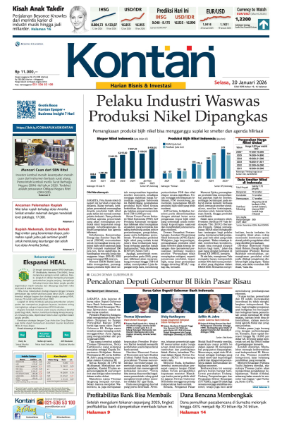 Kontan Harian - 20 Januari 2026