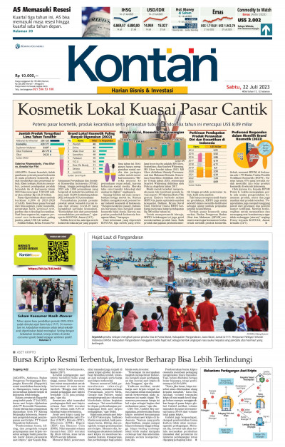 Kontan Harian - 22 Juli 2023
