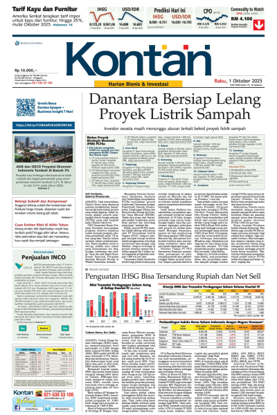 Kontan Harian - 01 Oktober 2025