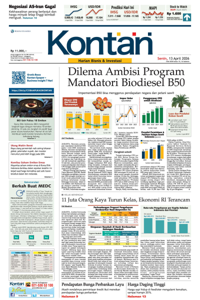 Kontan Harian - 13 April 2026