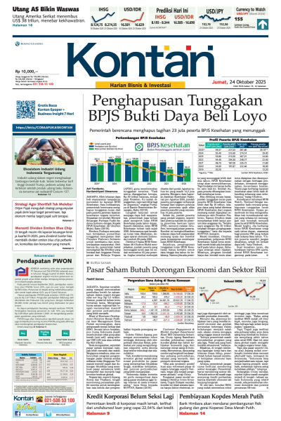 Kontan Harian - 24 Oktober 2025