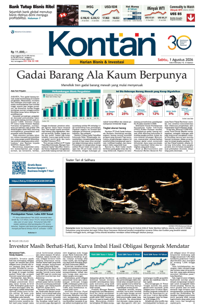 Kontan Harian - 01 Agustus 2026