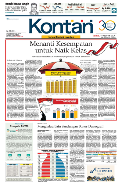 Kontan Harian - 18 Agustus 2026