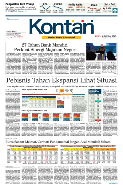 Kontan Harian - 06 Oktober 2025