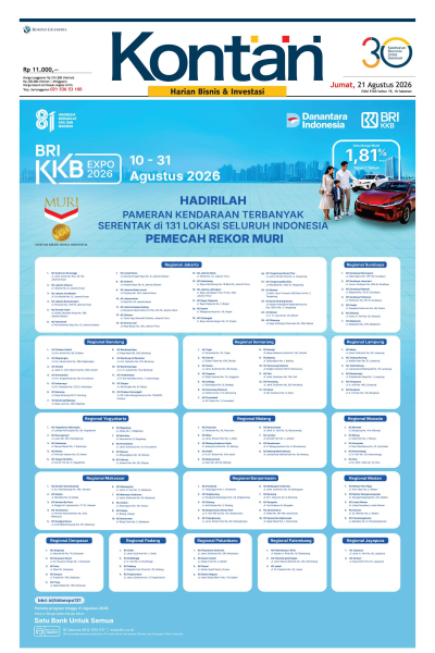 Kontan Harian - 21 Agustus 2026
