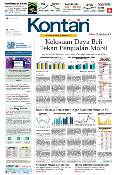 Kontan Harian - 12 Agustus 2025