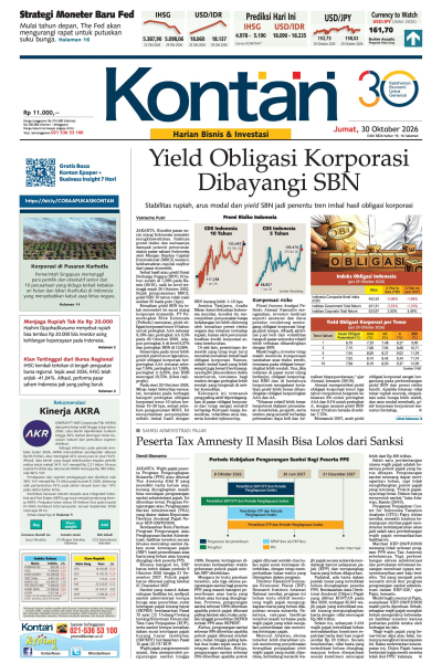 Kontan Harian - 30 Oktober 2026