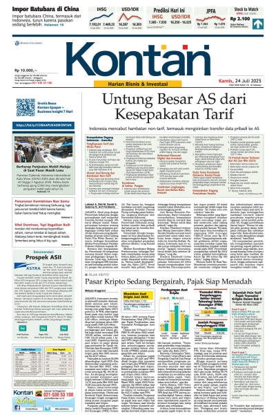 Kontan Harian - 24 Juli 2025