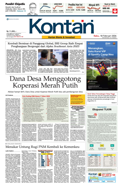 Kontan Harian - 18 Februari 2026
