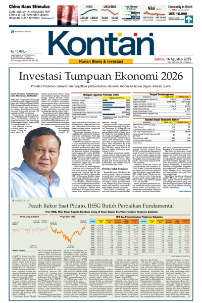 Kontan Harian - 16 Agustus 2025