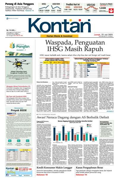 Kontan Harian - 25 Juli 2025