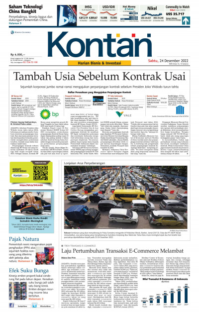 Kontan Harian - 24 Desember 2022