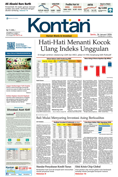 Kontan Harian - 26 Januari 2026
