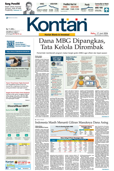 Kontan Harian - 17 Juni 2026