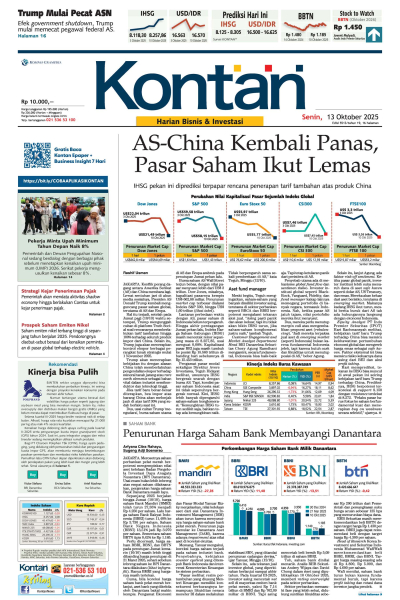 Kontan Harian - 13 Oktober 2025