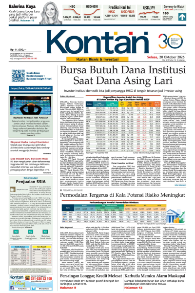 Kontan Harian - 20 Oktober 2026