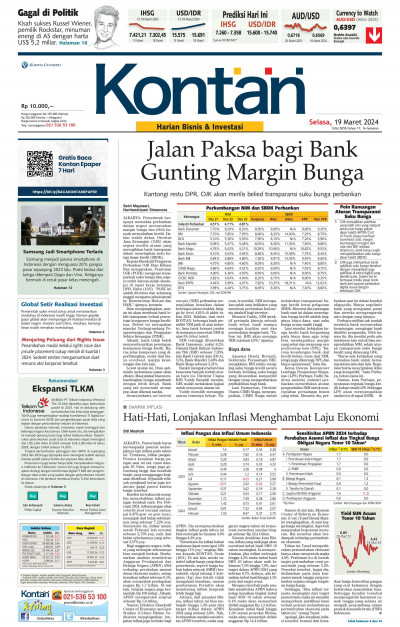 Kontan Harian - 19 Maret 2024