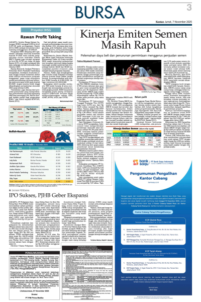 Kontan Harian - 07 November 2025