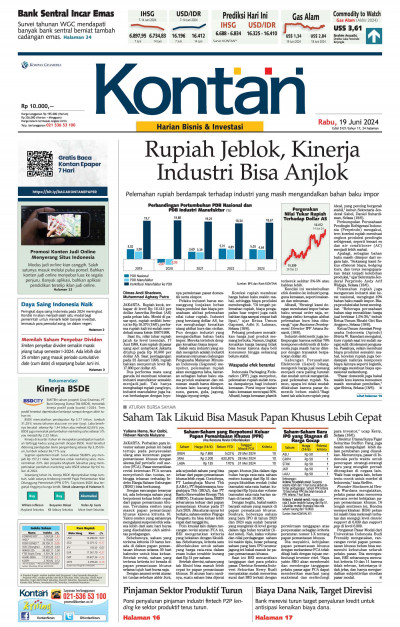 Kontan Harian - 19 Juni 2024