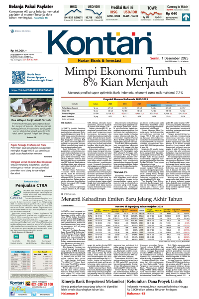 Kontan Harian - 01 Desember 2025