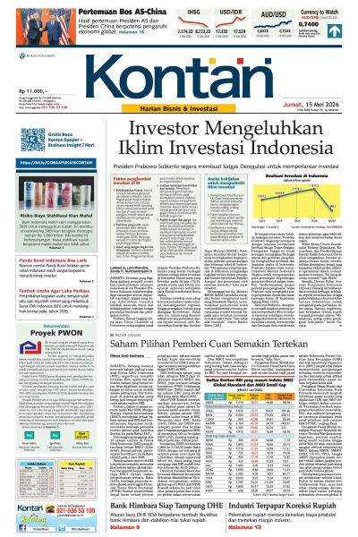 Kontan Harian - 15 Mei 2026