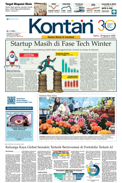 Kontan Harian - 29 Agustus 2026