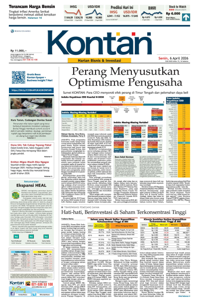 Kontan Harian - 06 April 2026