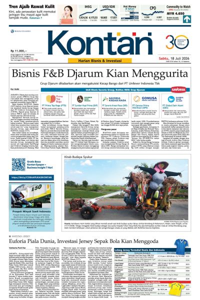 Kontan Harian - 18 Juli 2026