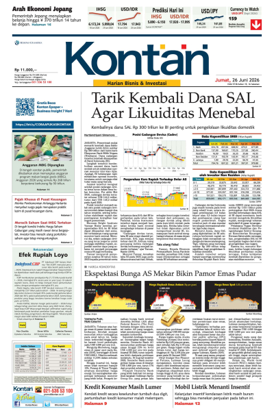 Kontan Harian - 26 Juni 2026